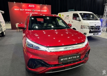 大马Avis租BYD Atto 3仅RM198 须提前预订！