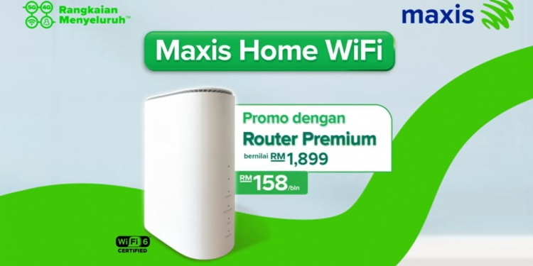 300Mbps无限5G宽频 Maxis推Home WiFi 158配套