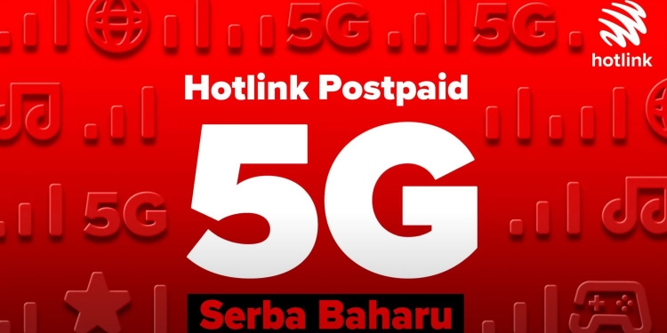 提供105GB！Hotlink新5G后付配套每月RM70  