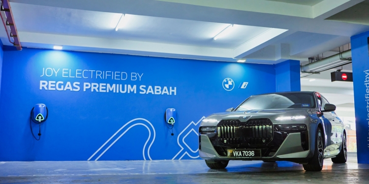 未来在更多地点部署！沙巴Regas Premium首推电动车充电站
