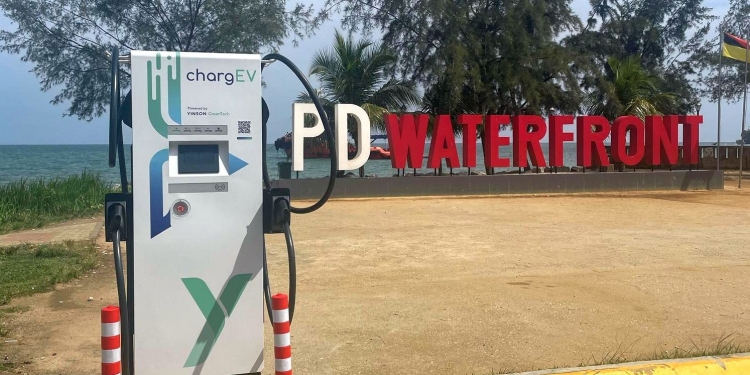 每千瓦时RM1.20!ChargEV在波德申海洋城安装80kW直流充电桩