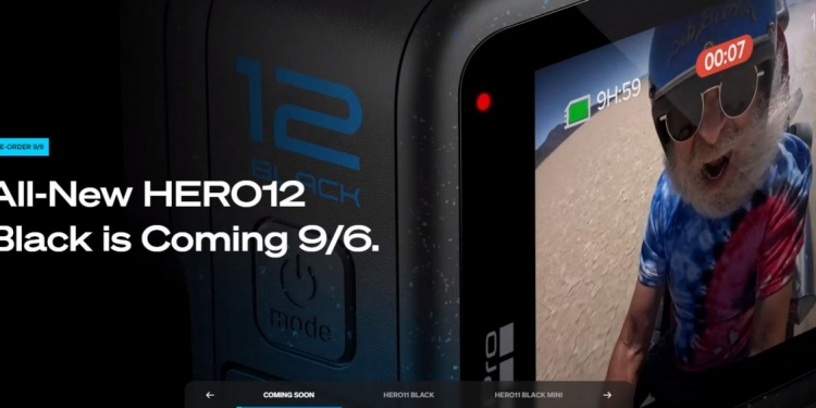 运动相机GoPro Hero 12 Black 预计即将亮相