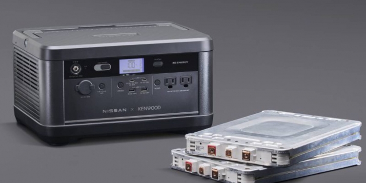 再利用日产聆风旧电池 Nissan推便携式电源