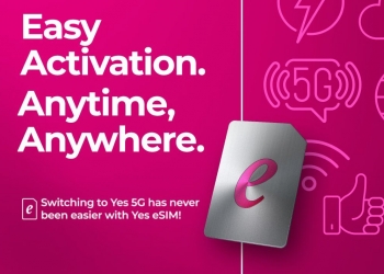 Yes 5G终于推出eSIM！用户在家就可申请及激活服务