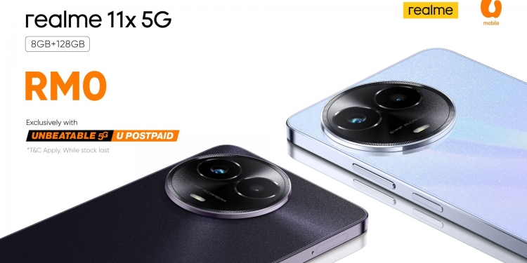 签U Postpaid 98两年配套 可免费获Realme 11x 5G