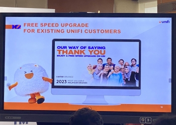 月费与当前配套相同！Unifi现有用户获免费网速升级 