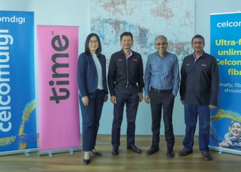 CelcomDigi携手Time 提供对应上传速度的光纤宽频