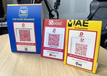 TNG电子钱包用户用DuitNow QR付款 现可赚取GoRewards积分