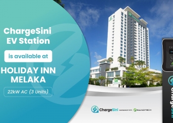 ChargeSini 在甲州Holiday Inn酒店设22kW交流充电桩