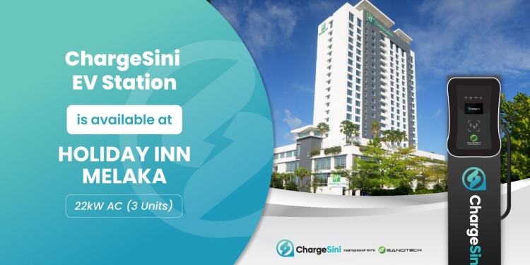 ChargeSini 在甲州Holiday Inn酒店设22kW交流充电桩