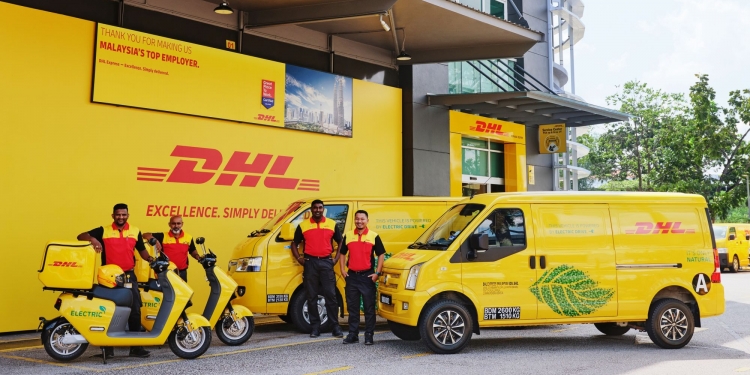 有蓝鲨电动摩哆！大马DHL新增51辆电动载具