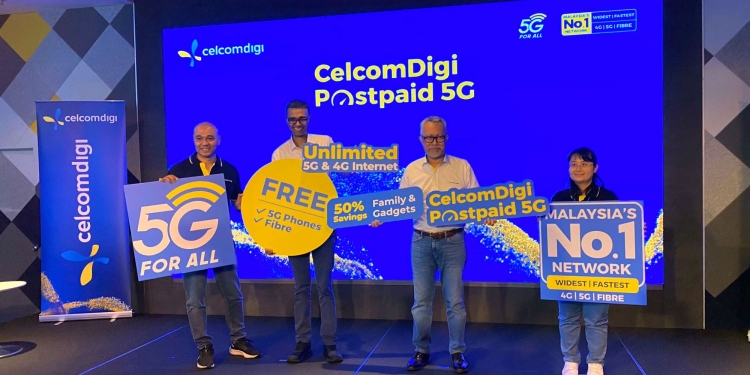 CelcomDigi推全新Postpaid 5G配套 每月最低RM80起