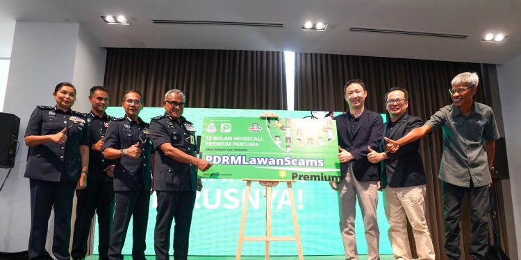 助打击诈骗 PDRM联手Whoscall赠100万个高级帐号给民众