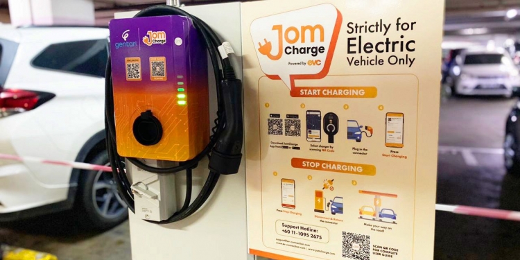 JomCharge于沙巴Centre Point和Regas Premium设充电桩