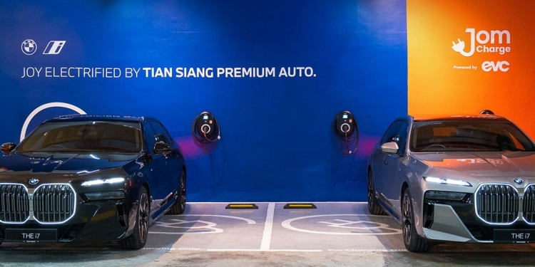 JomCharge与Tian Siang合作  在槟岛88广场部署4充电桩