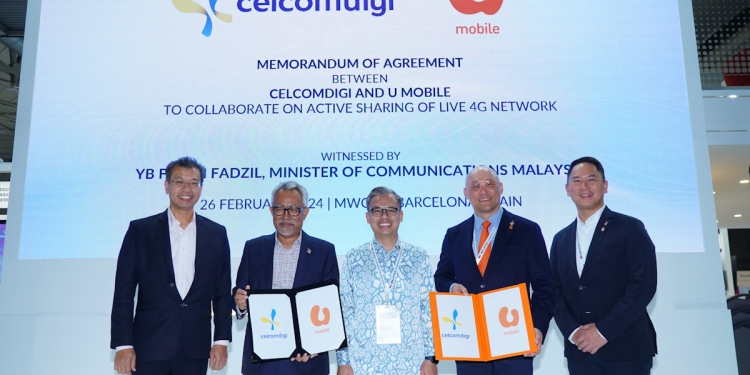 联手中兴提升网络 CelcomDigi与U Mobile共享基础设施 