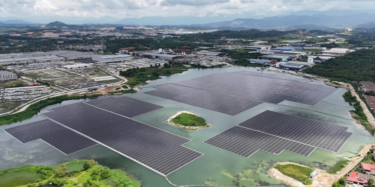 陈唱集团浮动大型太阳能光伏电站正式运营