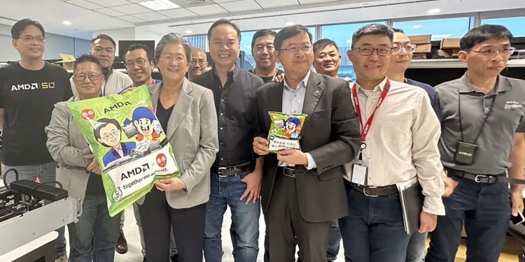 AMD用台湾零食“乖乖”保佑设备顺利运行