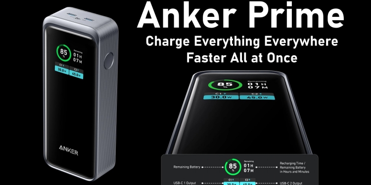 最高充电功率达250W！Anker Prime系列行动电源登陆大马
