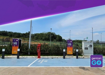 Gentari根登休息站 马石油站启动60kW及30kW直流充电桩