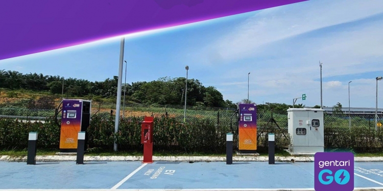 Gentari根登休息站 马石油站启动60kW及30kW直流充电桩