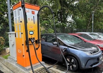 柏翠林和实达阿南麦当劳JomCharge充电器已开放使用