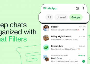 帮你更快找到讯息！WhatsApp推“筛选对话”