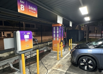 XPark Sunway Serene提升 提供7直流充电桩使用 