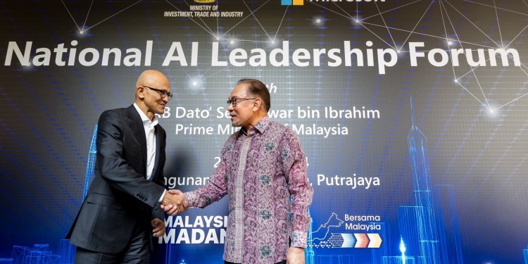 微软将投资大马RM105亿 提升云端和AI基础设施