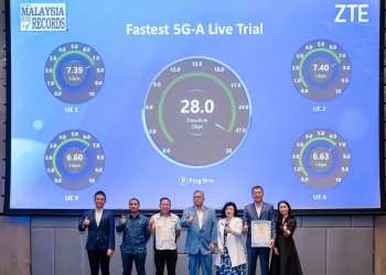 中兴通讯创大马最快5G-Advanced现场试用纪录