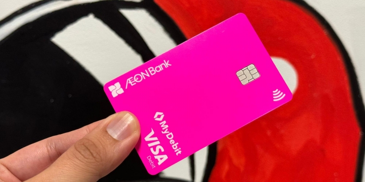 用AEON Bank扣账卡付款 无法在交易历史记录实时显示