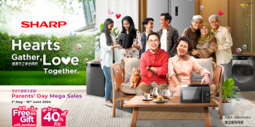 夏普双亲节超级大促销！折扣高达40%送丰富礼物