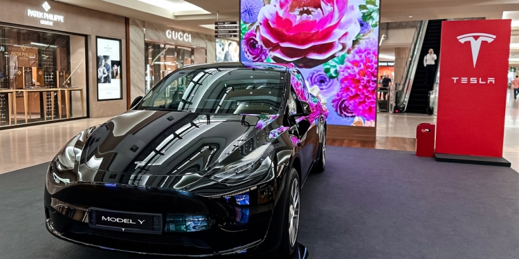 特斯拉将在The Gardens Mall部署超级充电站