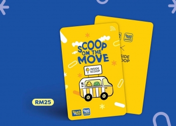 与Inside Scoop合作！限量版TNG卡买冰淇淋享15%折扣