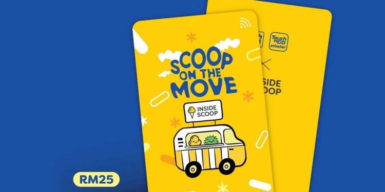 与Inside Scoop合作！限量版TNG卡买冰淇淋享15%折扣