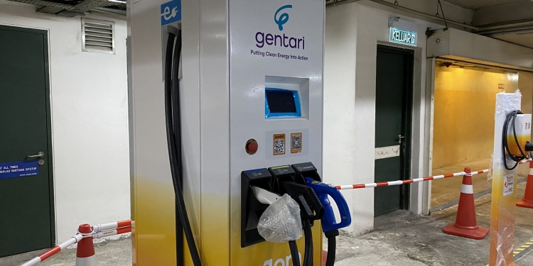Gentari启用谷中城商场和The Gardens Mall的50kW直流充电器