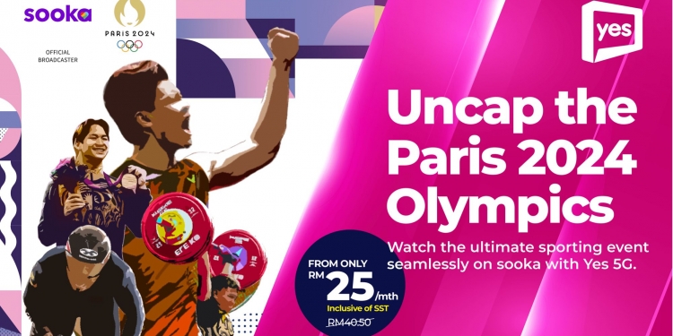 Yes 5G x Sooka串流媒体配套 每月RM25起