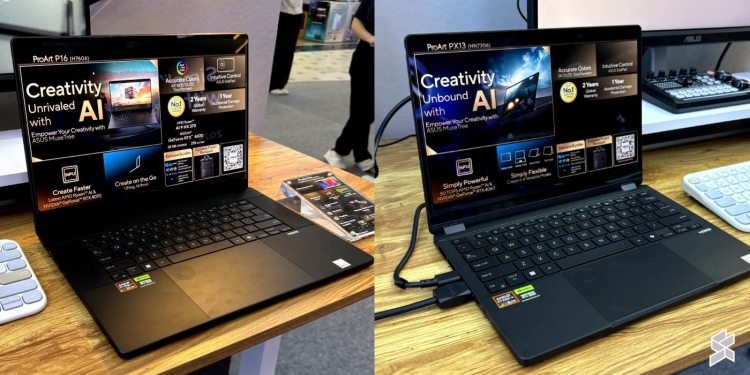 搭载AMD Ryzen 9与AI驱动 Asus ProArt P16和PX13从RM9999起