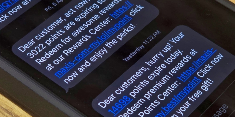 小心“Maxis”发送的诈骗SMS！为什么大马人还会收到带链接短讯？