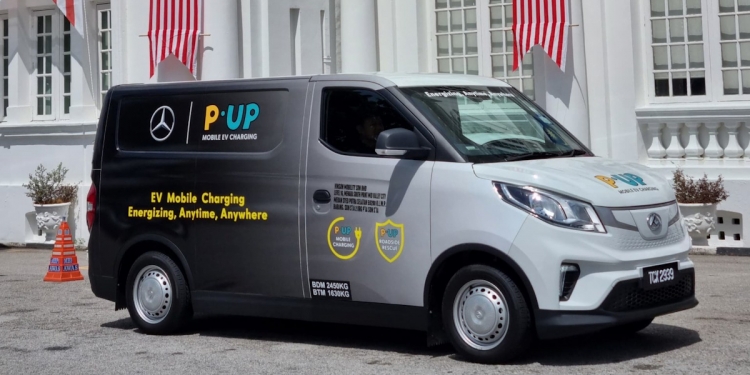 P.UP移动电动车充电服务已登陆槟城 每千瓦时1.70令吉