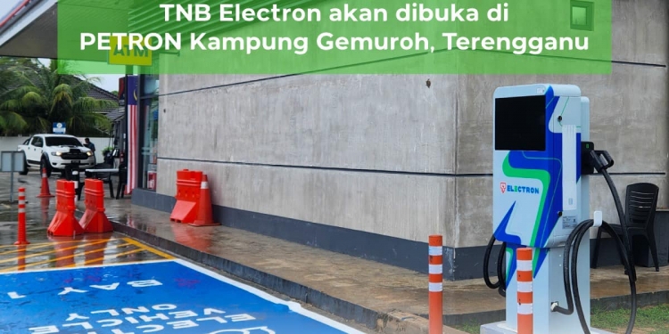 TNB Electron在登州Petron Kg Gemuroh设直流充电器 免费充电两天