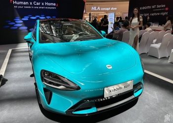 小米首款电动车SU7首次在大马亮相