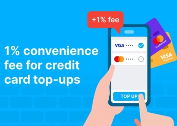 Setel将于12月5日起对信用卡充值收取1％手续费