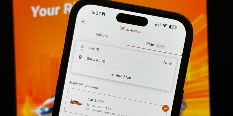 Lalamove Ride电召车服务登陆大马 车资RM6起
