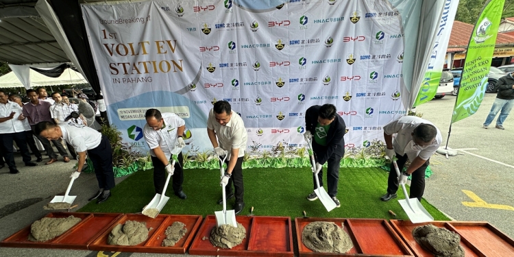 彭亨州政府携手Volt Industries 开始建设电动车充电站