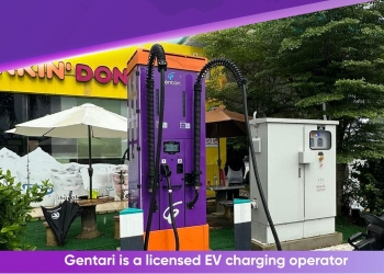 Gentari 在甘孟的Petronas KM26部署150kW直流充电器