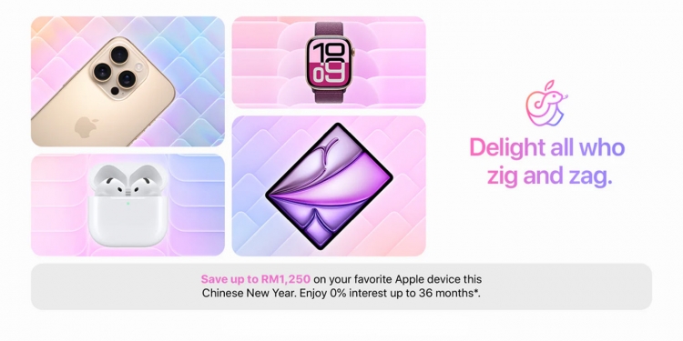 想升级Apple设备迎新年?现在买iPhone、MacBook、iPad和Apple Watch有折扣与赠品!