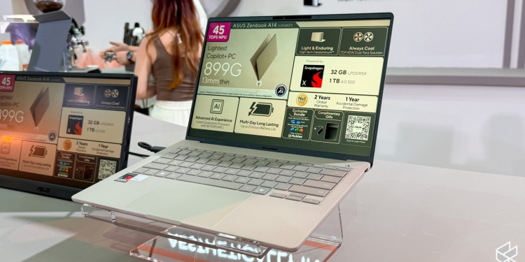 世界最轻Copilot+ PC！Asus Zenbook A14售价RM4999起