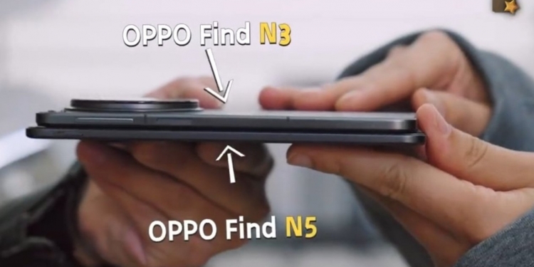 Oppo Find N5预告：全球最薄折叠手机两周后亮相