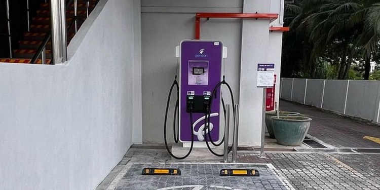 Gentari在丹州哥打峇鲁Ambank部署直流充电桩